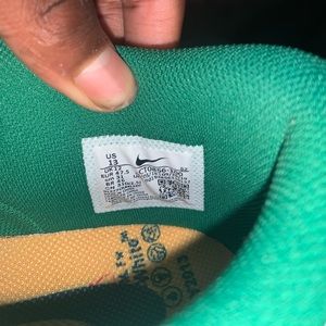 Off-white Nike dunk pine green